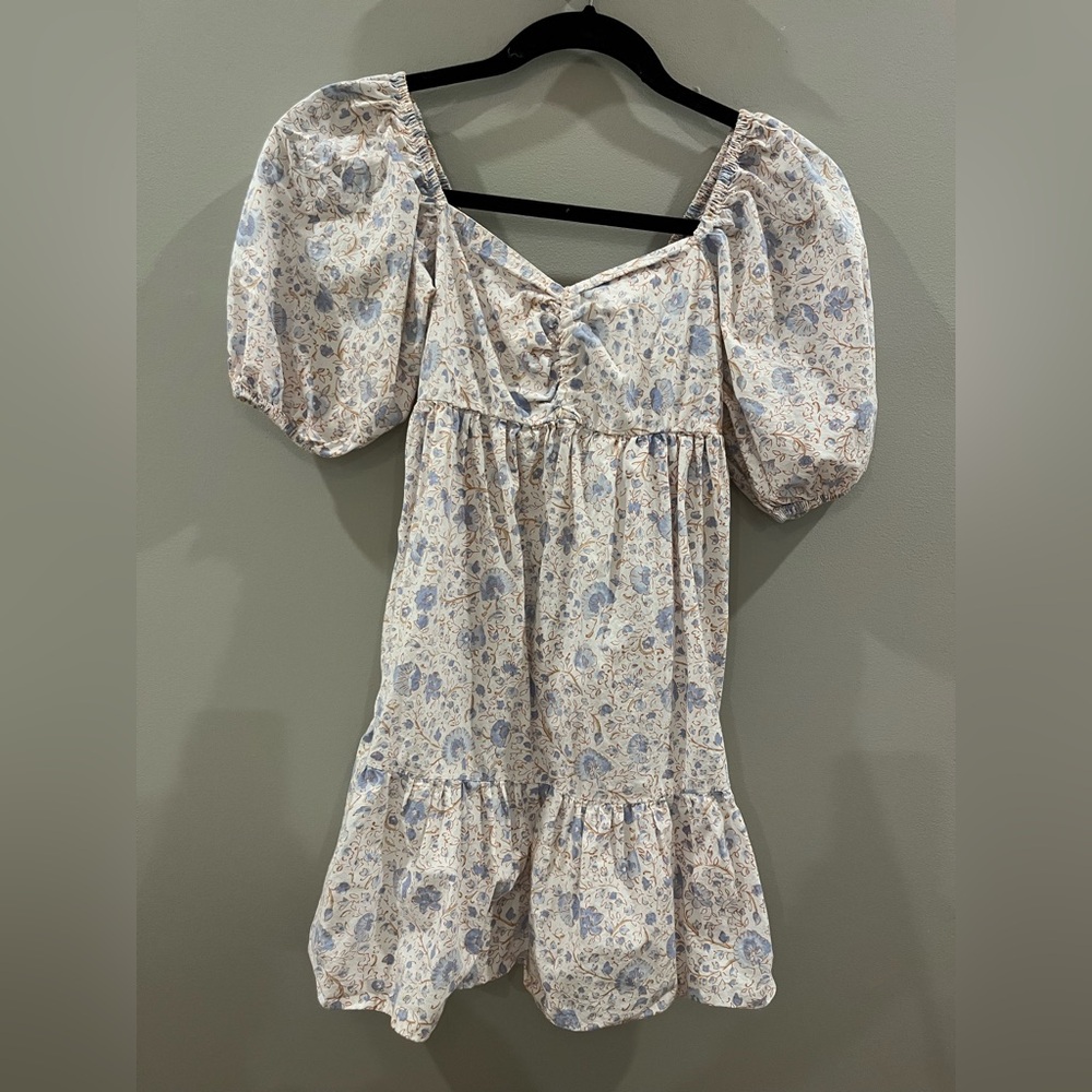 Floral Puff Sleeve Dress